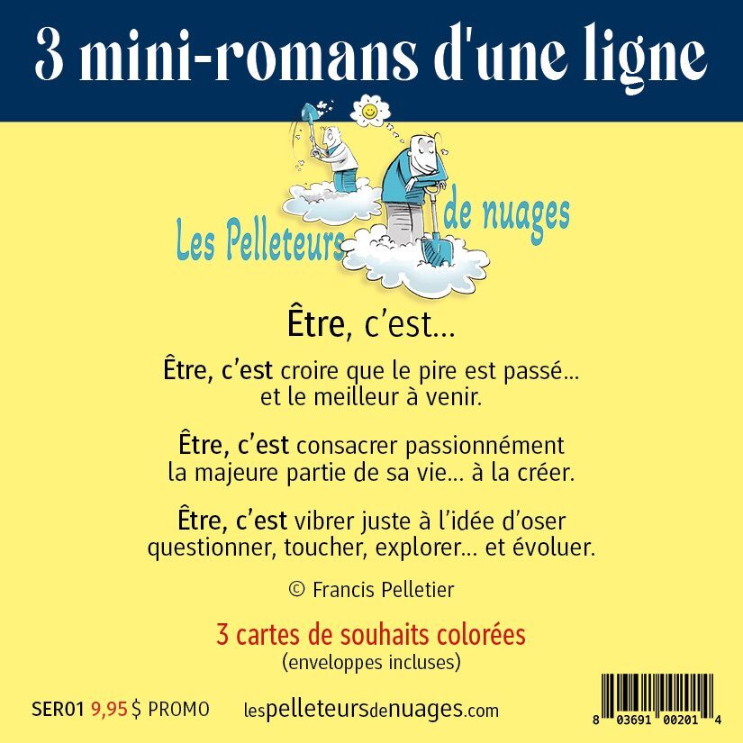 3 mini-romans d'une ligne (série 1)