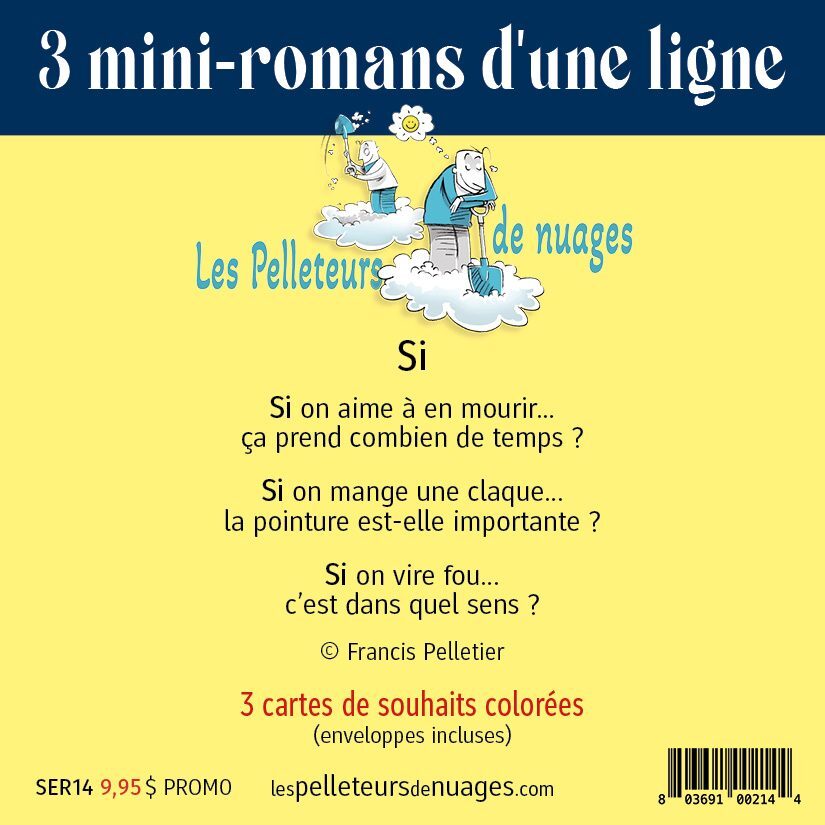 3 mini-romans d'une ligne (série 14)