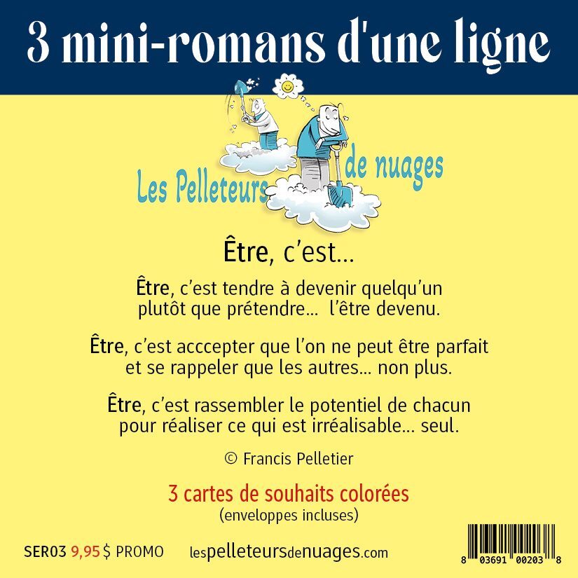3 mini-romans d'une ligne (série 3)
