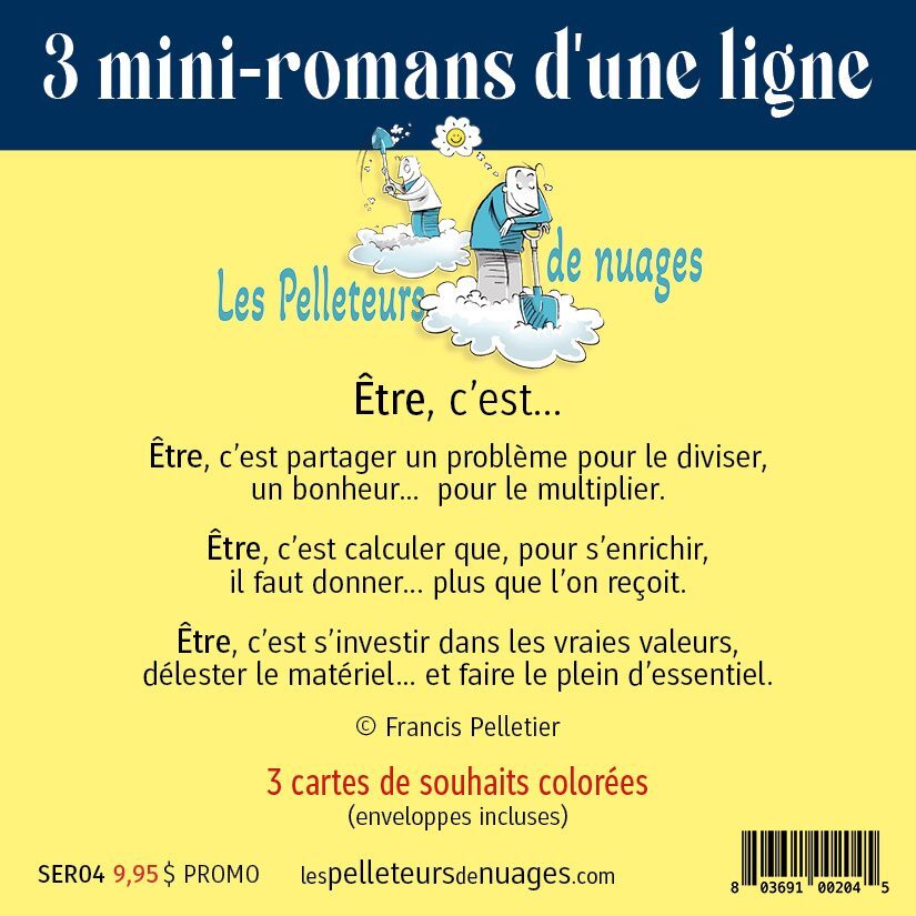 3 mini-romans d'une ligne (série 4)