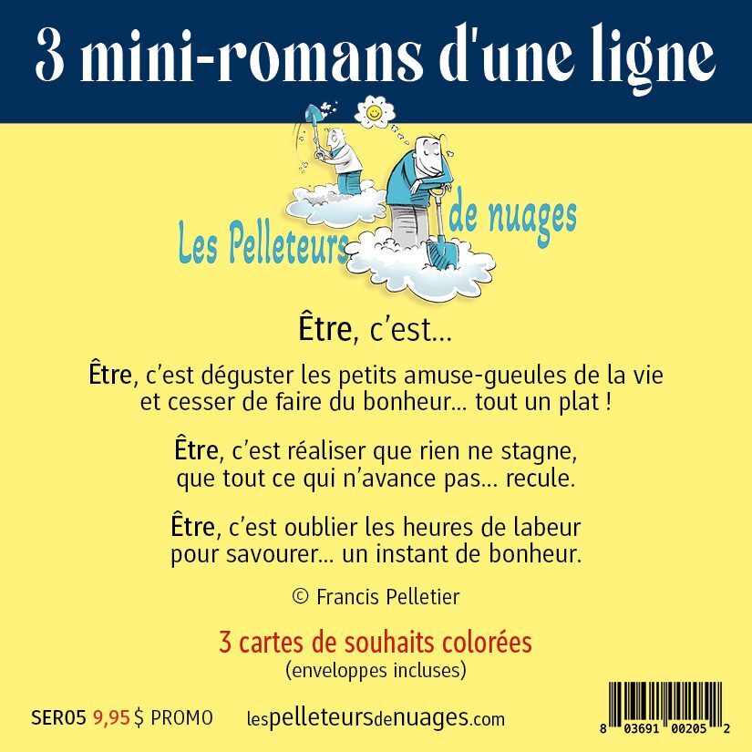 3 mini-romans d'une ligne (série 5)