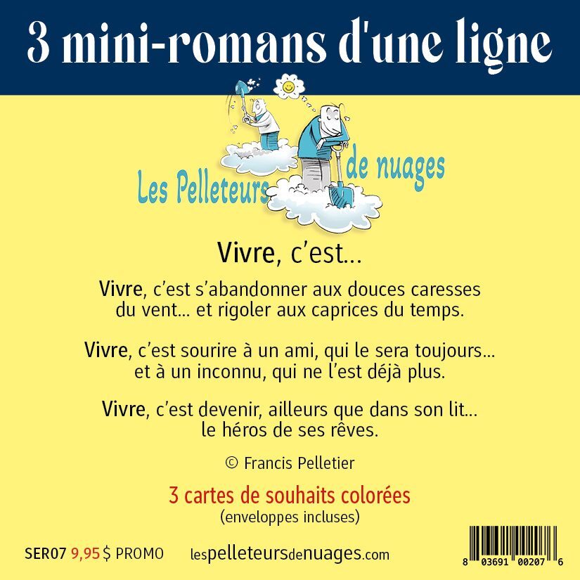 3 mini-romans d'une ligne (série 7)
