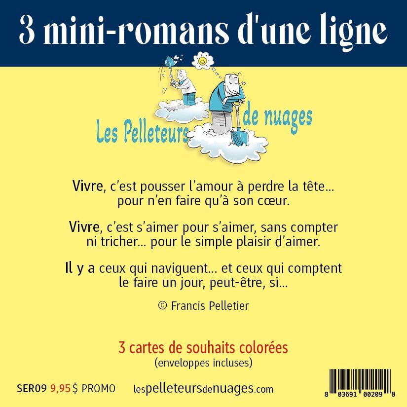 3 mini-romans d'une ligne (série 9)