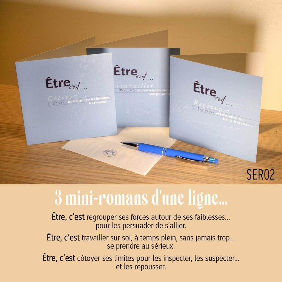 3 mini-romans d'une ligne (série 2)